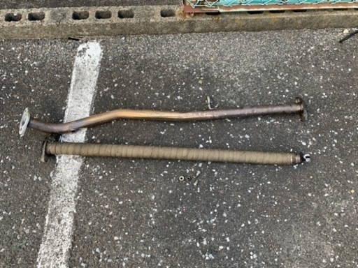 MH23sターボ ストレートフロントパイプ 中古