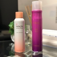 ミスト化粧水とヘアスプレー