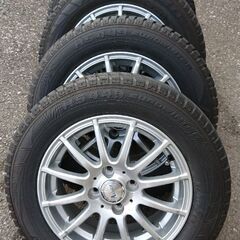 (商談中)【美品】165/70R14 アルミホイール付オールシー...