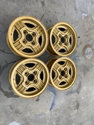 DUNLOP 13インチホイール 4穴　旧車や旧規格軽などに！