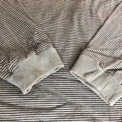 【USED】FACTOTUM ファクトタム  コットンボーダータートルネック　メンズMの画像