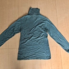 【USED】FACTOTUM ファクトタム  コットンボーダータートルネック　メンズMの画像