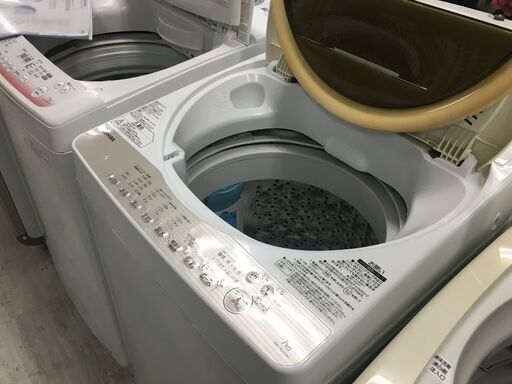 洗濯機の分解クリーニング行っています！配送設置込み！東芝7.0K洗濯機　2016年製　分解クリーニング済み