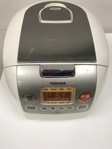 取引場所　南観音　A  2111-086  TOSHIBA/東芝　RC-10MSD   マイコン保温釜　5.5合炊き　ライトベージュ