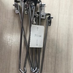 折りたたみ脚　シルバーの画像