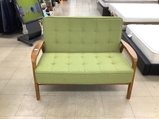 2人掛けソファー　ニトリ　グリーン　参考価格18590円