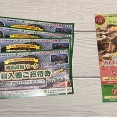 城島高原パーク　入場券4名分