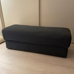 ソファ　無印　ブルー　青　