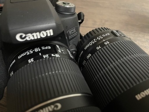 綺麗！一眼レフ　Canon EOS 8000Dダブルズームキット
