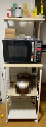 YAMAZENオーブンレンジ　棚付き