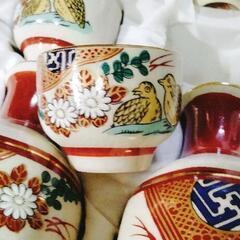 ★新品！　九谷焼　徳利　お猪口セット(箱入り)の画像