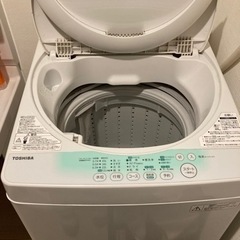 TOSHIBAの洗濯機の画像