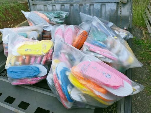 島ぞうり　50足　330円ｘ50足(倉庫を出るので【在庫処分】です)