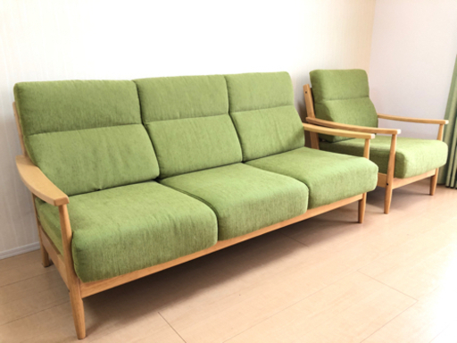 ソファー 3人掛け用＋1人掛け用 セット