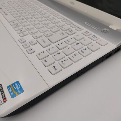 NEC 　第2世代Core i5搭載 メモリ4G HDD750G　CD/DVDブルーレイ読み書き Wifi対応 Windows10搭載　アーバンホワイト　代引き