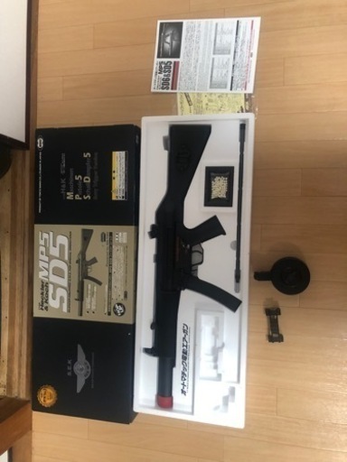 電動ガン MP5 SD5  ドラムマガジン 20mmレール セットで