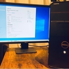 激安ゲーミングPC＋モニター　VOSTRO470 os:windows10の画像