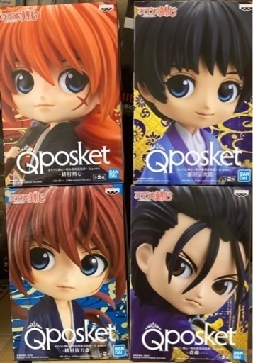 ＊他のサイトで購入者決定【セット売り】【未開封】るろうに剣心 Qposket AB混合セット