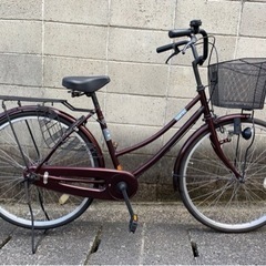 【整備済自転車】26インチ変速なし　美品❗️スペアキーあり　アサヒサイクル製　若林自転車　膳所店　SALE❗️