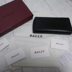 中古 BALLY バリー 財布 黒 ブラック 中古 箱、ショップ...