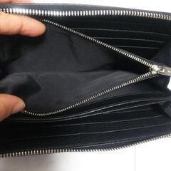 中古 BALLY バリー 財布 黒 ブラック 中古 箱、ショップカードあり メンズ レディース 共用の画像