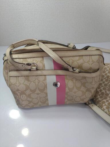 COACH レディース ショルダーバッグ レザー 2セット 激安価格
