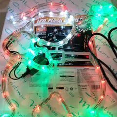 LEDフラッシュモチーフ サンタクロース クリスマス　500円から