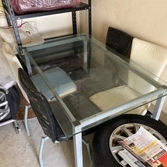 無料テーブルセットオマケでレンジ台付き