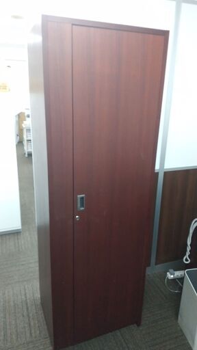 木製役員用オフィス家具　ロッカー＋書庫　2点セット