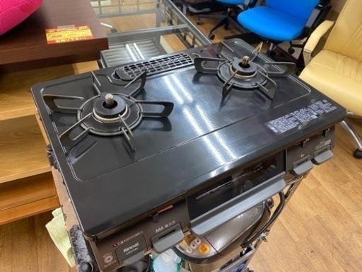 I335 Rinnaiプロパン（LP）ガス用コンロ　8.0kw　2019年式
