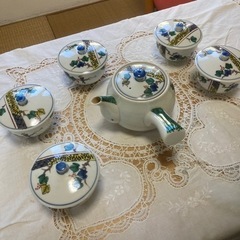 久谷晃山窯の湯呑みセットです。の画像