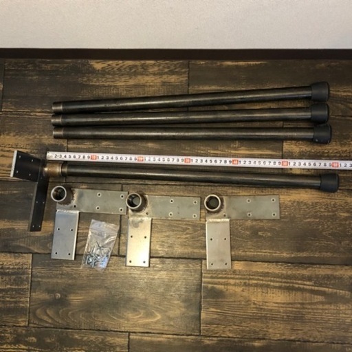 アイアン家具　アイアンレッグ　鉄脚　DIY 手作り　無骨　男前