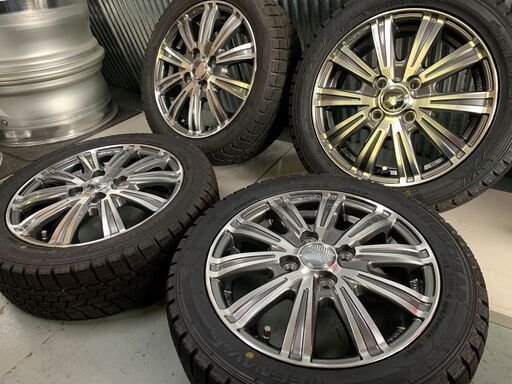 本物の深溝★ENKEI★スマック　165/55R14　アイスナビ6　ワゴンR　パレット　ライフ　安心調整済み　岩手県盛岡市