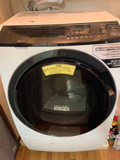 ドラム式の洗濯機