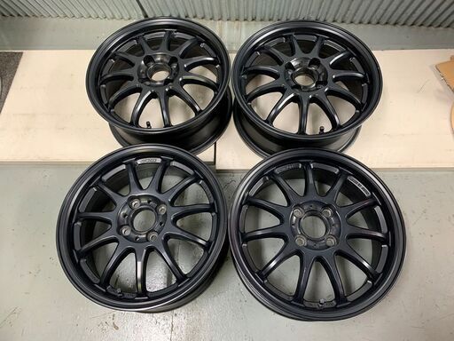 WORK★エモーション11R　15×6J　PCD100　ブラック　MBL　フィット　ヴィッツ　軽自動車ローダウン！引っ張り　ツライチ