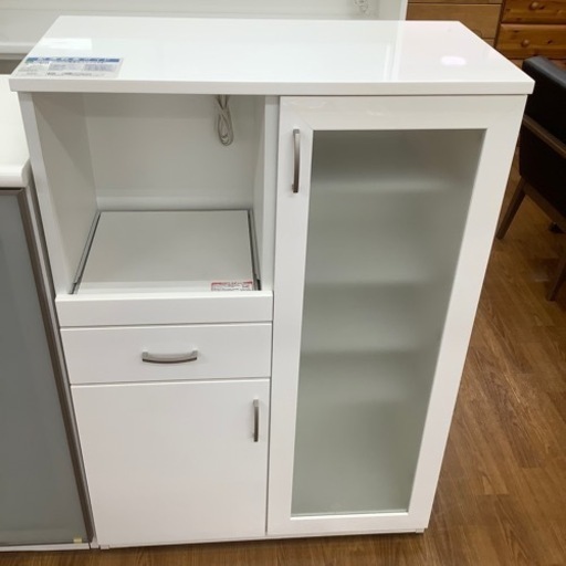 2枚扉 引き出し付きキッチンカウンター【トレファク 川越店】