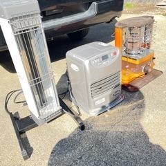 石油ストーブ　赤外線ヒーター3台まとめ　ファンヒーター 