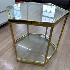 2点入荷❗ KARE コーヒーテーブル コームゴールド45cm 定価35,200円