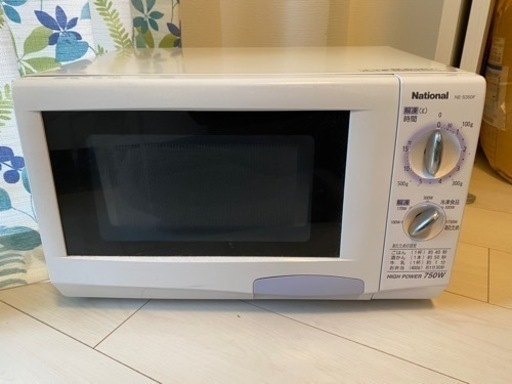 ナショナル 電子レンジ NE-S350F 60Hz 2008年