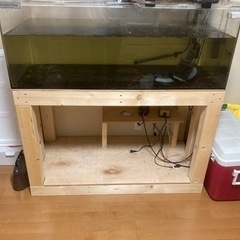 1200 600 450 カンテツ　アクリル水槽　水槽台セット