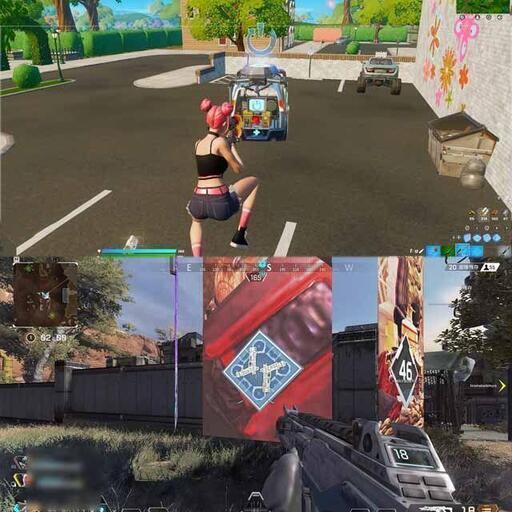 【☆ナイトブルー☆ハイパー無線ゲーミング】フォートナイト/Apex◎現品組み上げ製造管理番号：0826JPS1