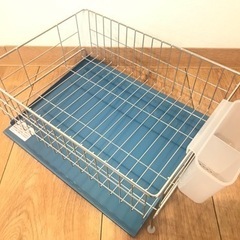新品未使用　水切りかご　ステンレス　カタログギフト　食器棚　乾燥の画像