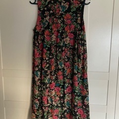 cantwo レトロ可愛い　花柄ワンピース　チュニック　2wayの画像