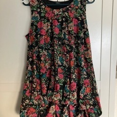 cantwo レトロ可愛い　花柄ワンピース　チュニック　2wayの画像