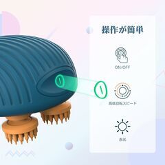 2200円割引 新品 特売セール数量限定 電動頭皮ブラシ 頭皮ブラシ IPX7防水 振動 ヘッドブラシ 3D技術 頭皮洗浄 2段階スピード 乾湿両用 2種類シリコンブラシ Type-C充電式 全国配送の画像