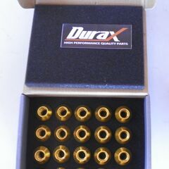 ☆Durax ホイ-ルナット M12×P1.5 金色 20個☆