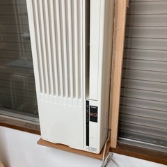窓用エアコン Haier JA-18L 2013年 取り付け枠あ...
