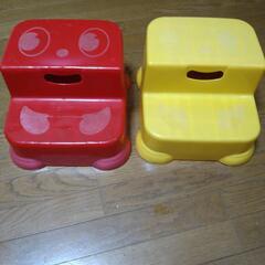 幼児キッズ用の階段2色セット