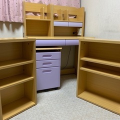 最終値下げ　ニトリ　学習机　勉強机　2018年モデル　くみあわせ...