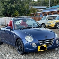 ‼️コペン‼️革シート‼️車検4/7迄‼️アルミ付き‼️Blue...